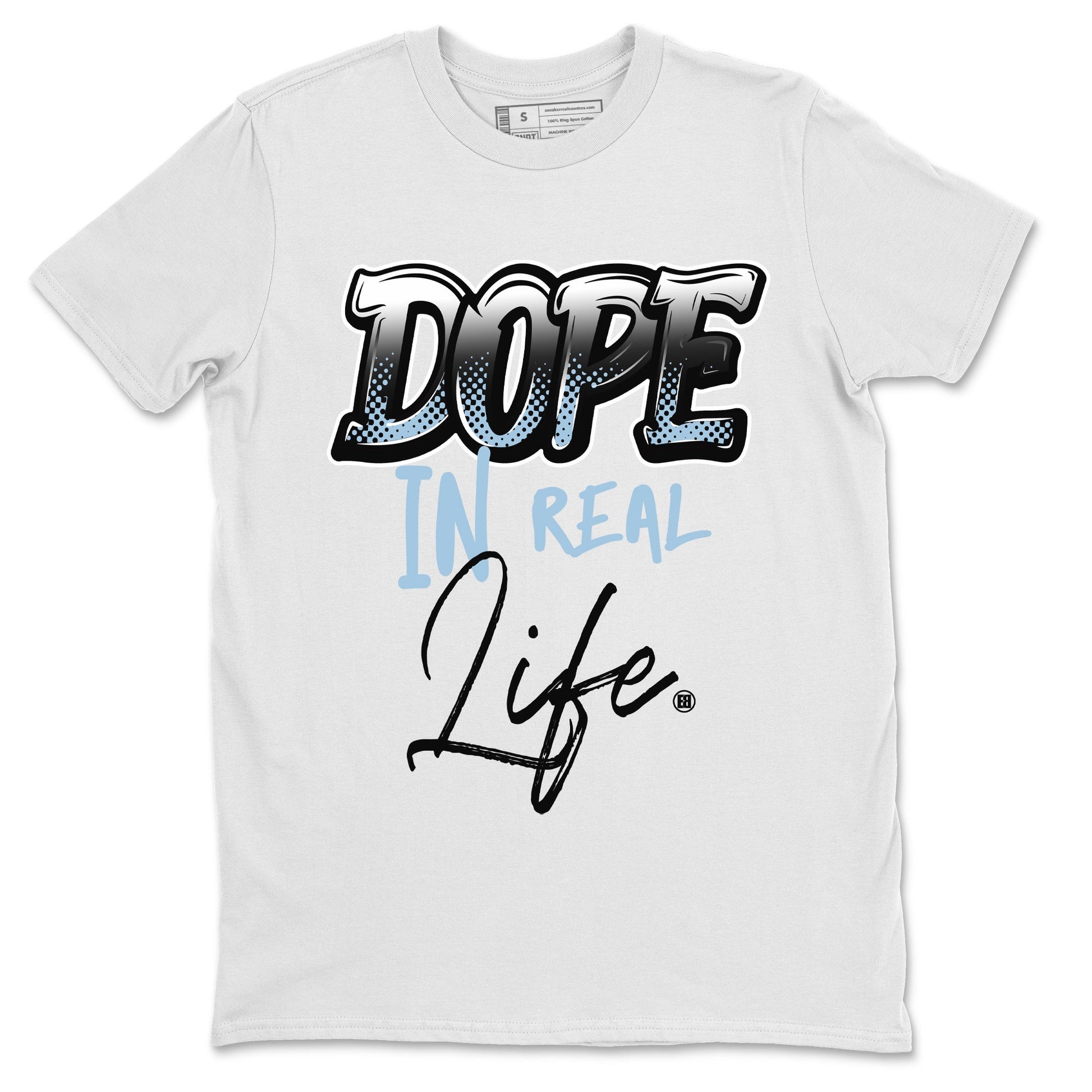 Air Jordan 7 Chambray Sneaker Match Tees Dope In Real Life Sneaker Tees AJ7 Chambray SNRT Sneaker Release Tees Unisex Shirts White 2
