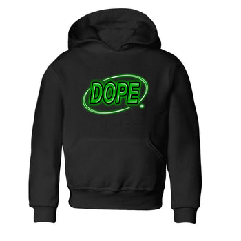 AJ5 Retro Lucky Green shirt to match jordans Dope Neon Sign sneaker tees Air Jordan 5 Lucky Green SNRT Sneaker Tees Baby Toddler Black 2 T-Shirt