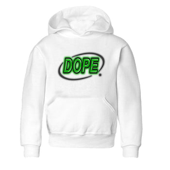 AJ5 Retro Lucky Green shirt to match jordans Dope Neon Sign sneaker tees Air Jordan 5 Lucky Green SNRT Sneaker Tees Baby Toddler White 2 T-Shirt