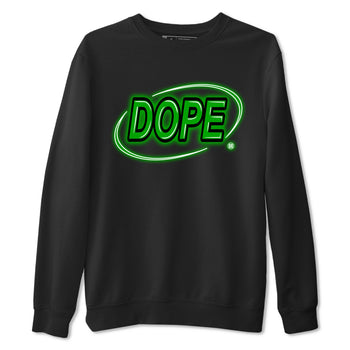 AJ5 Retro Lucky Green shirt to match jordans Dope Neon Sign sneaker tees Air Jordan 5 Lucky Green SNRT Sneaker Tees Unisex Black 2 T-Shirt