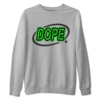 AJ5 Retro Lucky Green shirt to match jordans Dope Neon Sign sneaker tees Air Jordan 5 Lucky Green SNRT Sneaker Tees Unisex Heather Grey 2 T-Shirt