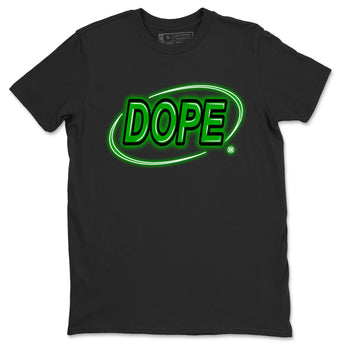 AJ5 Retro Lucky Green shirt to match jordans Dope Neon Sign sneaker tees Air Jordan 5 Lucky Green SNRT Sneaker Tees Unisex Black 2 T-Shirt