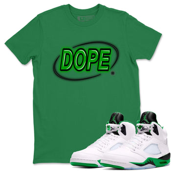 AJ5 Retro Lucky Green shirt to match jordans Dope Neon Sign sneaker tees Air Jordan 5 Lucky Green SNRT Sneaker Tees Unisex Kelly Green 1 T-Shirt