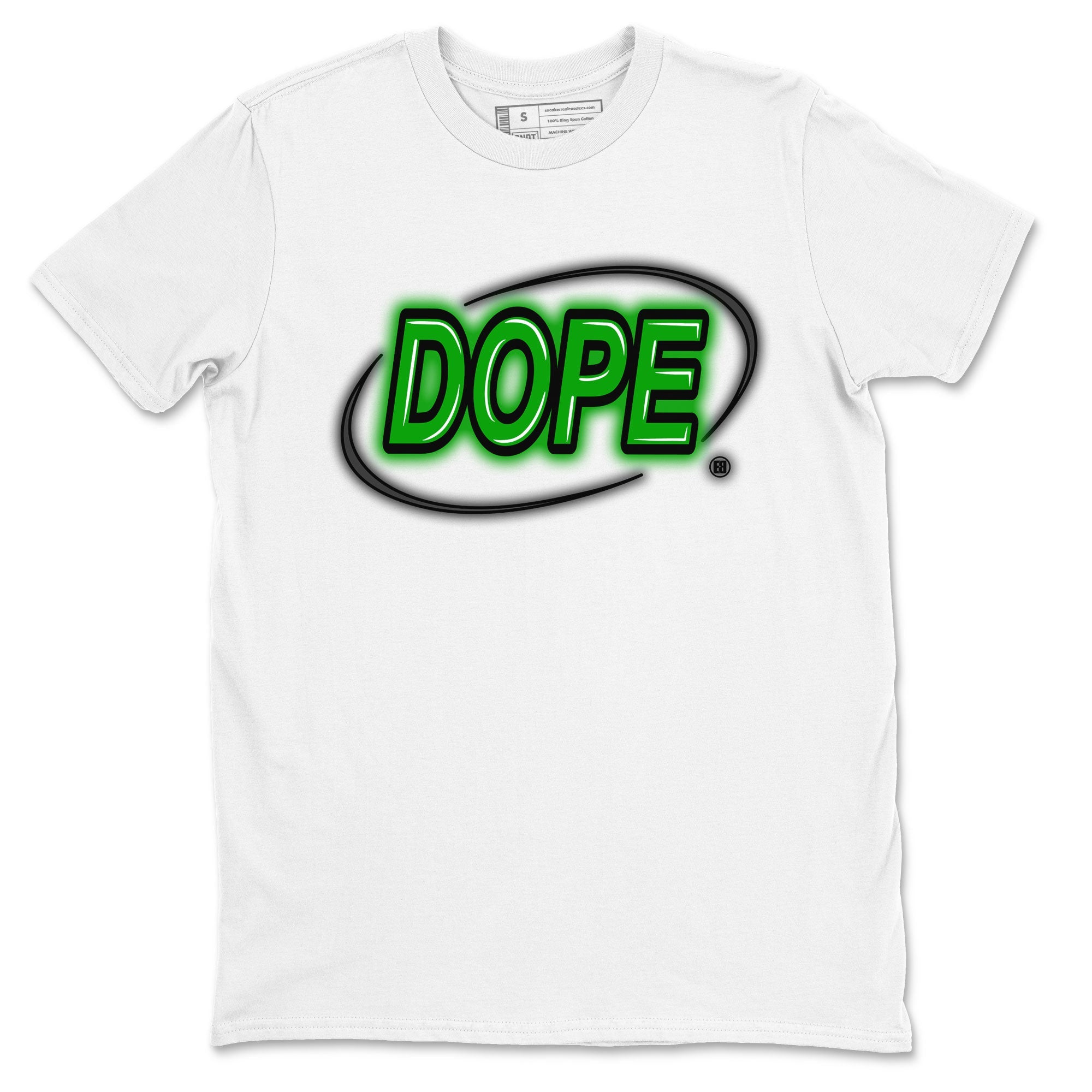 AJ5 Retro Lucky Green shirt to match jordans Dope Neon Sign sneaker tees Air Jordan 5 Lucky Green SNRT Sneaker Tees Unisex White 2 T-Shirt