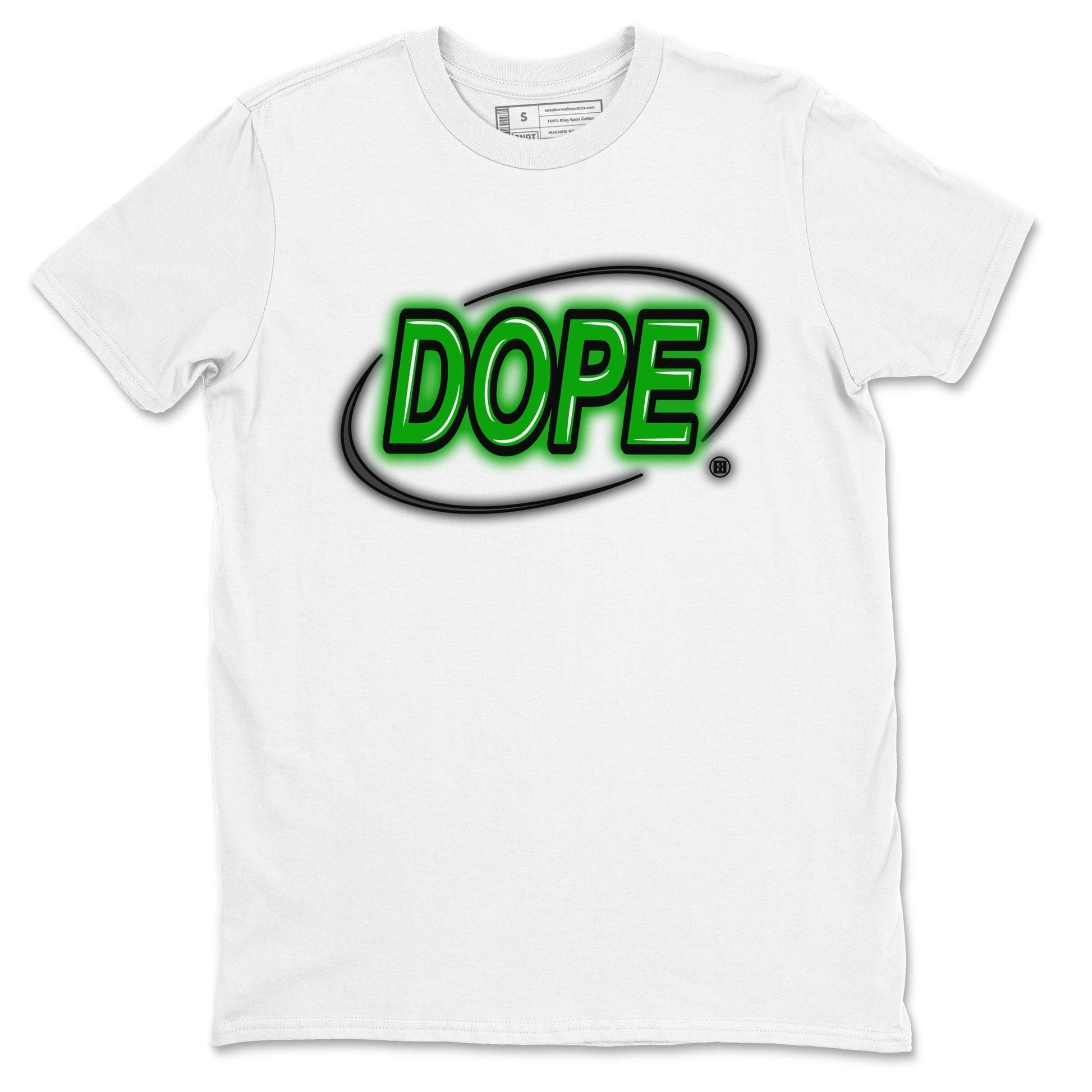 AJ5 Retro Lucky Green shirt to match jordans Dope Neon Sign sneaker tees Air Jordan 5 Lucky Green SNRT Sneaker Tees Unisex White 2 T-Shirt