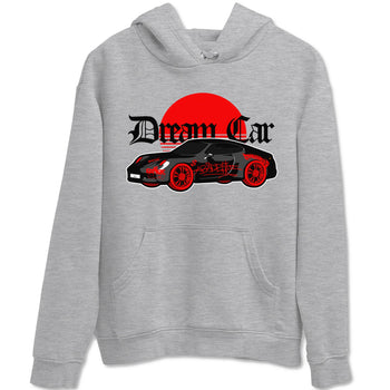 Air Jordan 4 Bred Reimagined shirt to match jordans Dream Car sneaker tees AJ4 Bred Reimagined SNRT Sneaker Release Tees unisex cotton Heather Grey 2 crew neck shirt