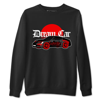 Air Jordan 4 Bred Reimagined shirt to match jordans Dream Car sneaker tees AJ4 Bred Reimagined SNRT Sneaker Release Tees unisex cotton Black 2 crew neck shirt