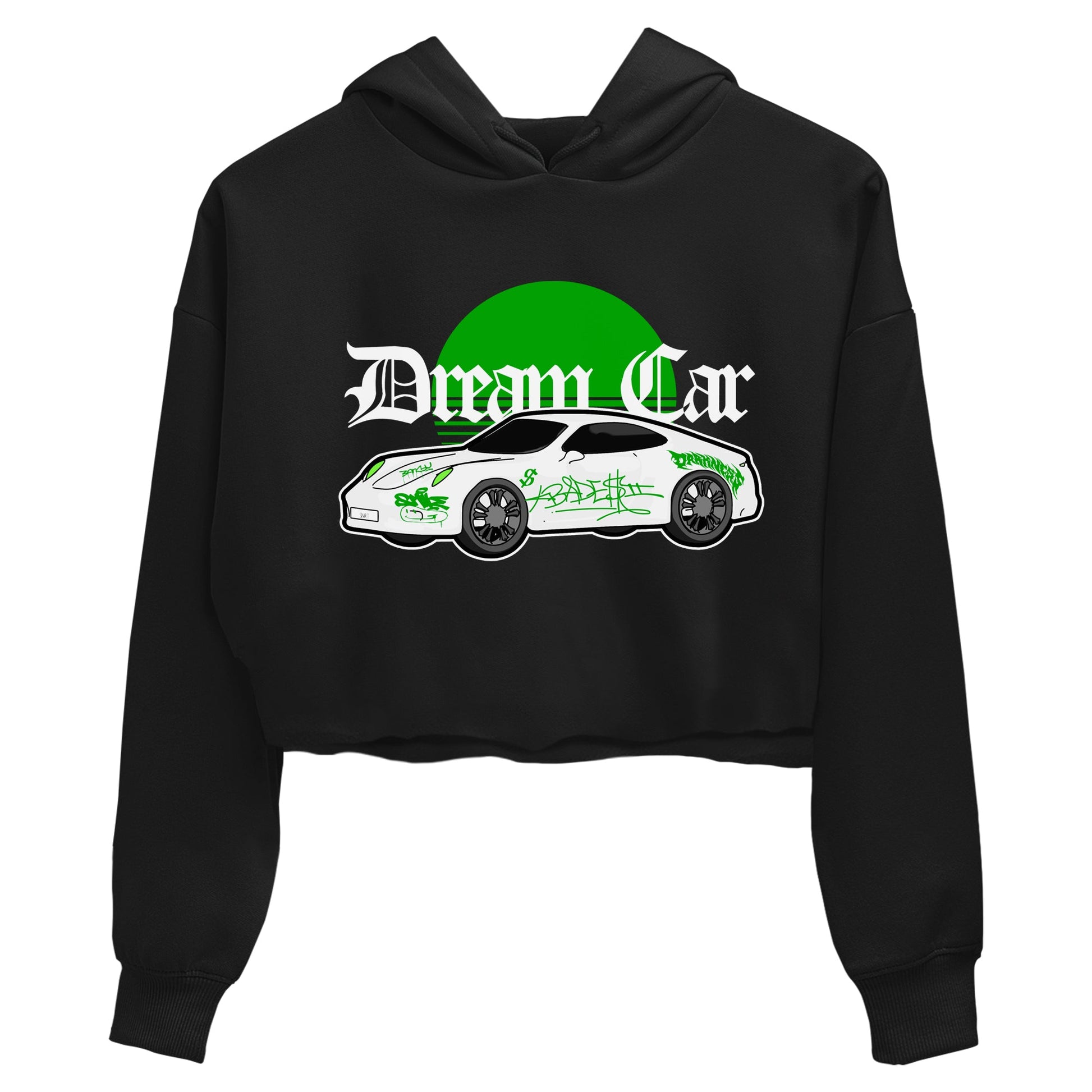 Air Jordan 5 Lucky Green shirt to match jordans Dream Car sneaker tees AJ5 Lucky Green SNRT Sneaker Release Tees Black 2 crop length shirt