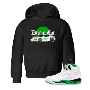 Air Jordan 5 Lucky Green shirt to match jordans Dream Car sneaker tees AJ5 Lucky Green SNRT sneaker release tees baby toddler Black 1 cotton Shirt