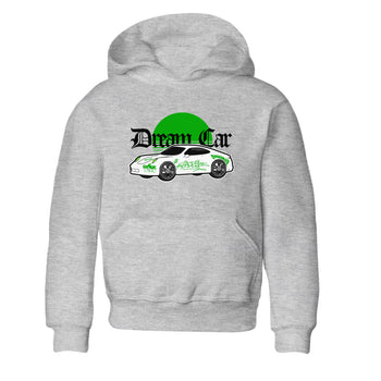 Air Jordan 5 Lucky Green shirt to match jordans Dream Car sneaker tees AJ5 Lucky Green SNRT sneaker release tees baby toddler Heather Grey 2 cotton Shirt