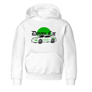 Air Jordan 5 Lucky Green shirt to match jordans Dream Car sneaker tees AJ5 Lucky Green SNRT sneaker release tees baby toddler White 2 cotton Shirt