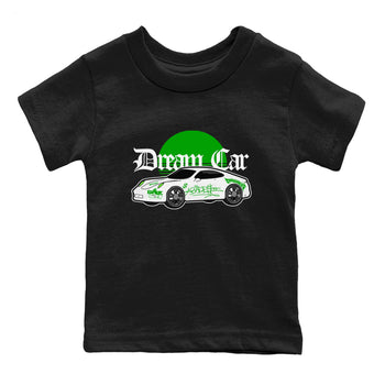 Air Jordan 5 Lucky Green shirt to match jordans Dream Car sneaker tees AJ5 Lucky Green SNRT sneaker release tees baby toddler Black 2 cotton Shirt