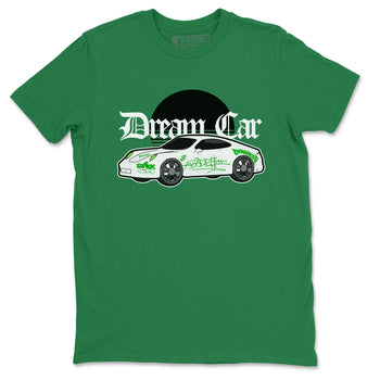 Air Jordan 5 Lucky Green shirt to match jordans Dream Car sneaker tees AJ5 Lucky Green SNRT Sneaker Release Tees unisex cotton Kelly Green 2 crew neck shirt