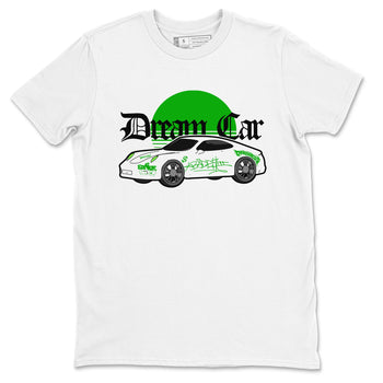 Air Jordan 5 Lucky Green shirt to match jordans Dream Car sneaker tees AJ5 Lucky Green SNRT Sneaker Release Tees unisex cotton White 2 crew neck shirt