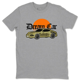 Air Jordan 5 Olive shirt to match jordans Dream Car sneaker tees AJ5 Olive SNRT Sneaker Release Tees unisex cotton Heather Grey 2 crew neck shirt
