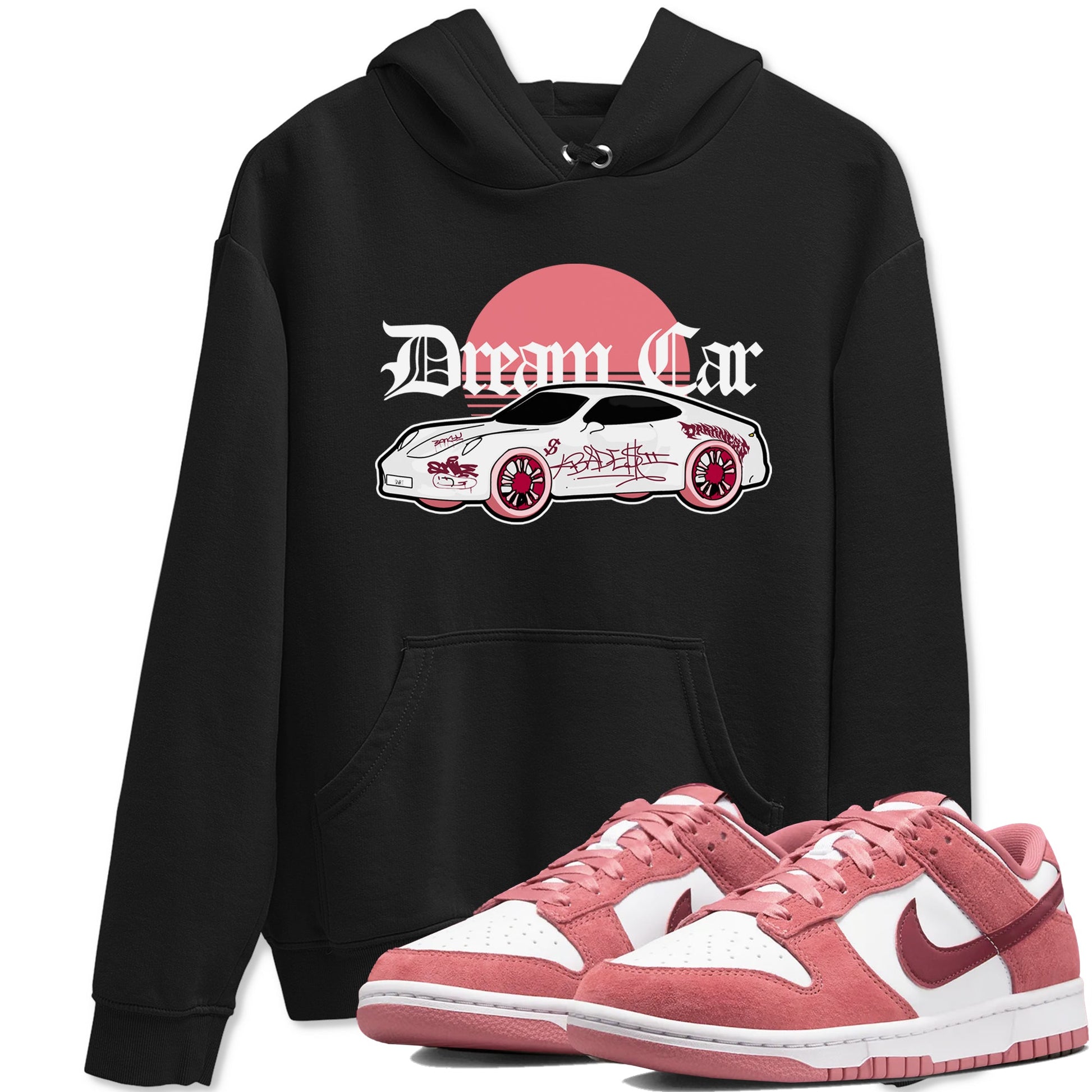 Dunk Valentines Day 2024 shirt to match jordans Dream Car sneaker tees Dunk Valentines Day 2024 SNRT Sneaker Release Tees unisex cotton Black 1 crew neck shirt