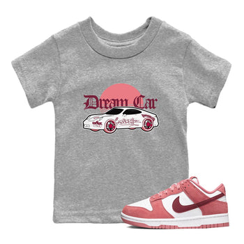 Dunk Valentines Day 2024 shirt to match jordans Dream Car sneaker tees Dunk Valentines Day 2024 SNRT sneaker release tees baby toddler Heather Grey 1 cotton Shirt