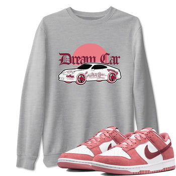 Dunk Valentines Day 2024 shirt to match jordans Dream Car sneaker tees Dunk Valentines Day 2024 SNRT Sneaker Release Tees unisex cotton Heather Grey 1 crew neck shirt