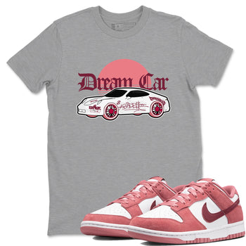 Dunk Valentines Day 2024 shirt to match jordans Dream Car sneaker tees Dunk Valentines Day 2024 SNRT Sneaker Release Tees unisex cotton Heather Grey 1 crew neck shirt