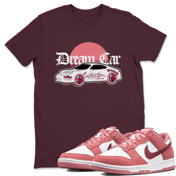 Dunk Valentines Day 2024 shirt to match jordans Dream Car sneaker tees Dunk Valentines Day 2024 SNRT Sneaker Release Tees unisex cotton Maroon 1 crew neck shirt