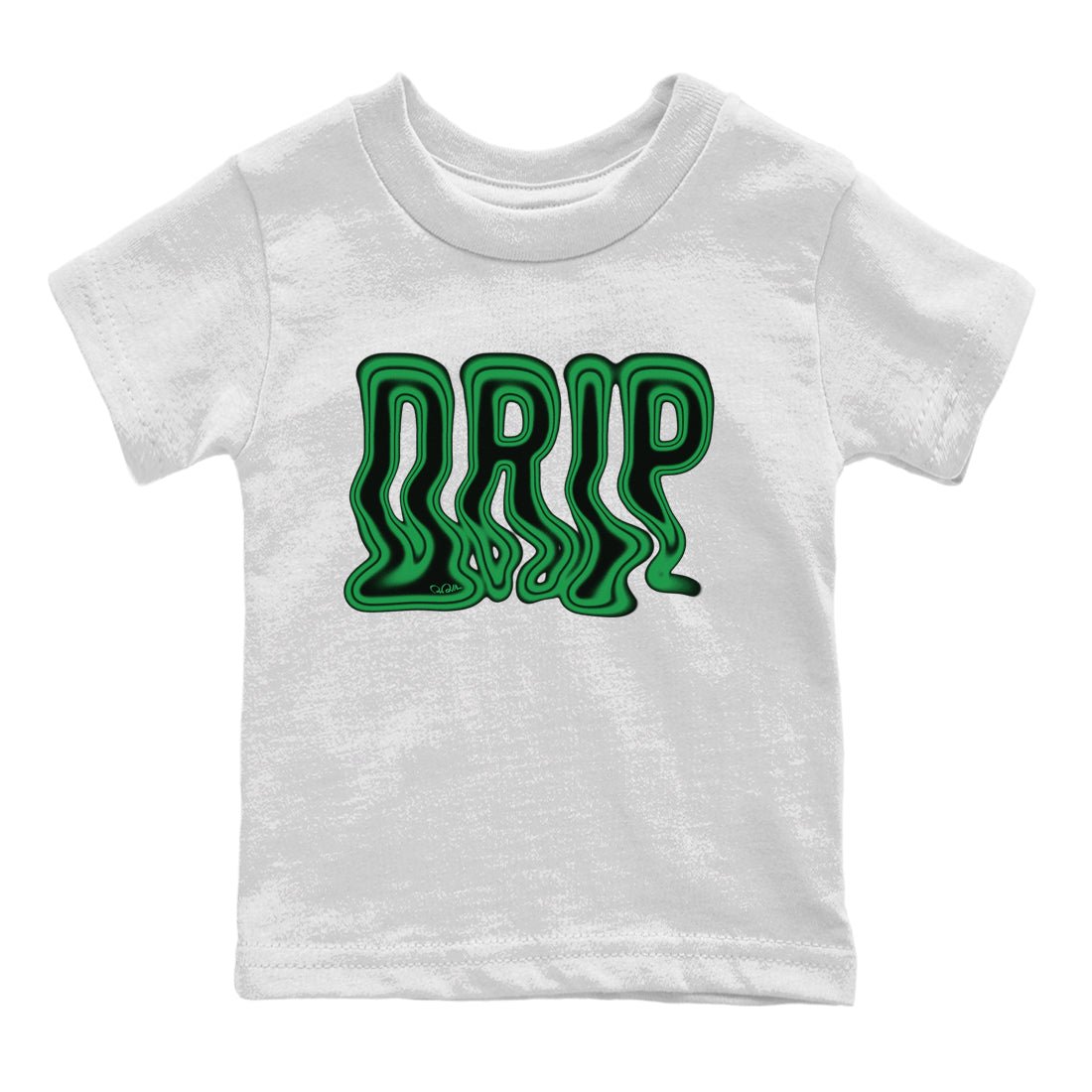 Air Jordan 1 Celtics Sneaker Match Tees Drip Sneaker Tees AJ1 High OG Lucky Green Sneaker Release Tees Kids Shirts White 2