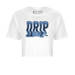 Air Jordan 1 Retro High OG UNC Toe Shirt to match Jordans Drip Sneaker Tees 1s UNC Toe SNRT Sneaker Release Tees Crop T-Shirts White 2