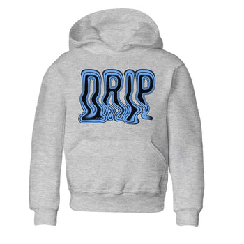 Air Jordan 1 Retro High OG UNC Toe Shirt to match Jordans Drip Sneaker Tees 1s UNC Toe SNRT Sneaker Release Tees Kids and Baby Tees Heather Grey 2