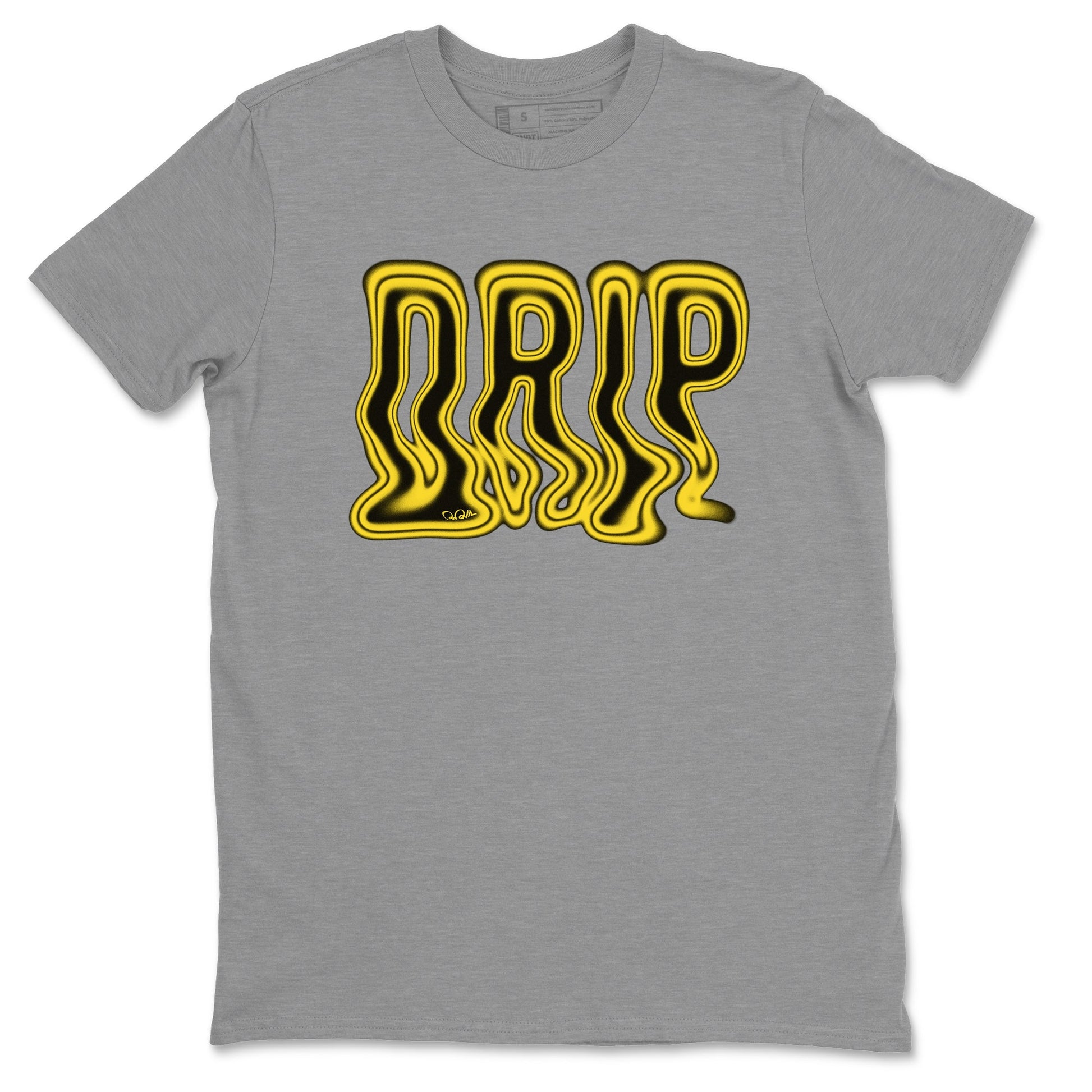 Air Jordan 4 Thunder Sneaker Match Tees Drip Sneaker Tees AJ4 Thunder Jumpman Sneaker Release Tees Unisex Shirts Heather Grey 2