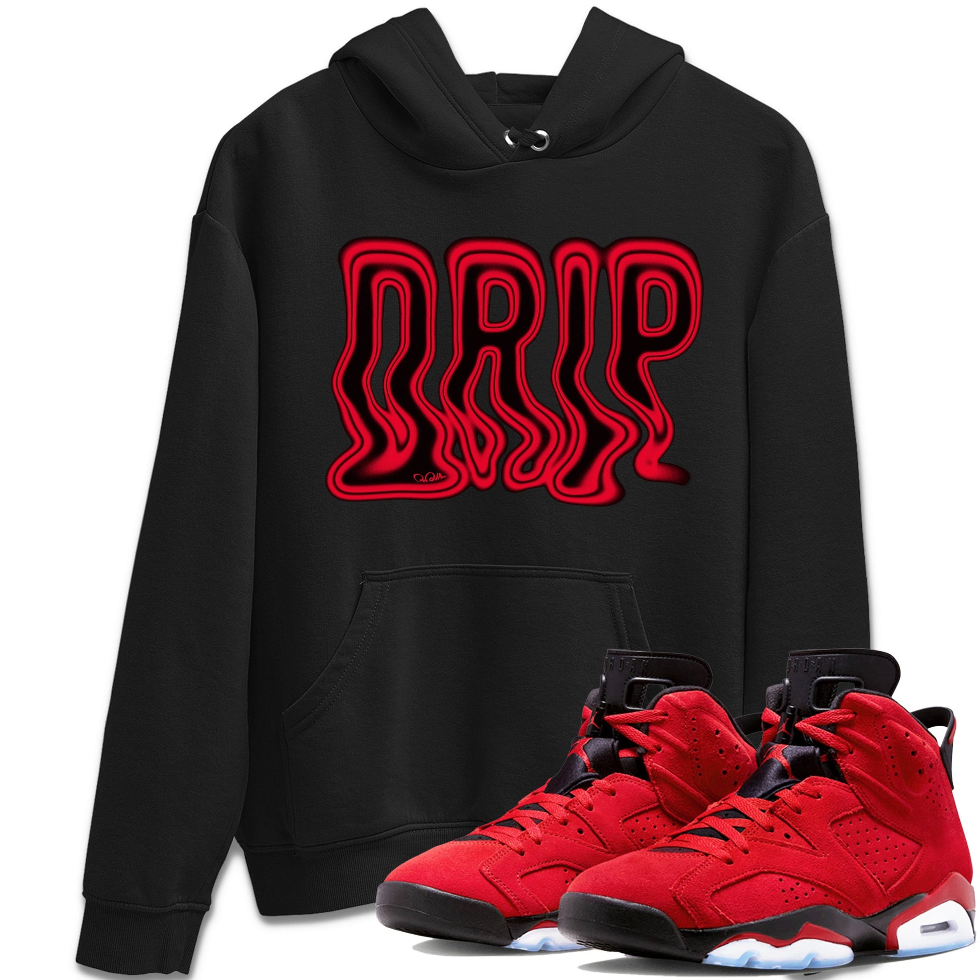 Air Jordan 6 Toro Bravo Sneaker Match Tees Drip Sneaker Tees 3D Graphic Design Shirts AJ6 Toro Bravo Sneaker Release Tees Unisex Shirts Black 1