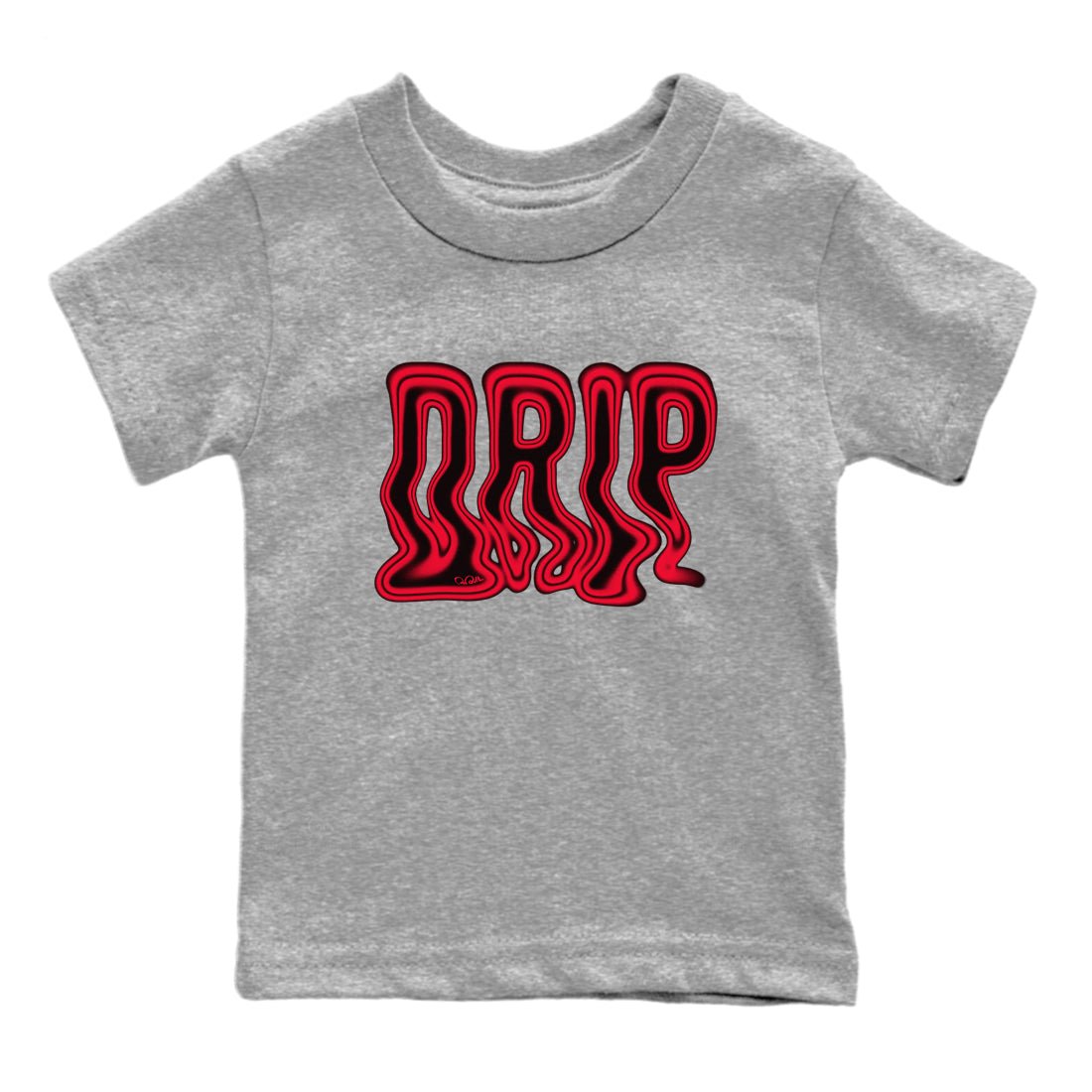 Air Jordan 6 Toro Bravo Sneaker Match Tees Drip Sneaker Tees 3D Graphic Design Shirts AJ6 Toro Bravo Sneaker Release Tees Kids Shirts Heather Grey 2