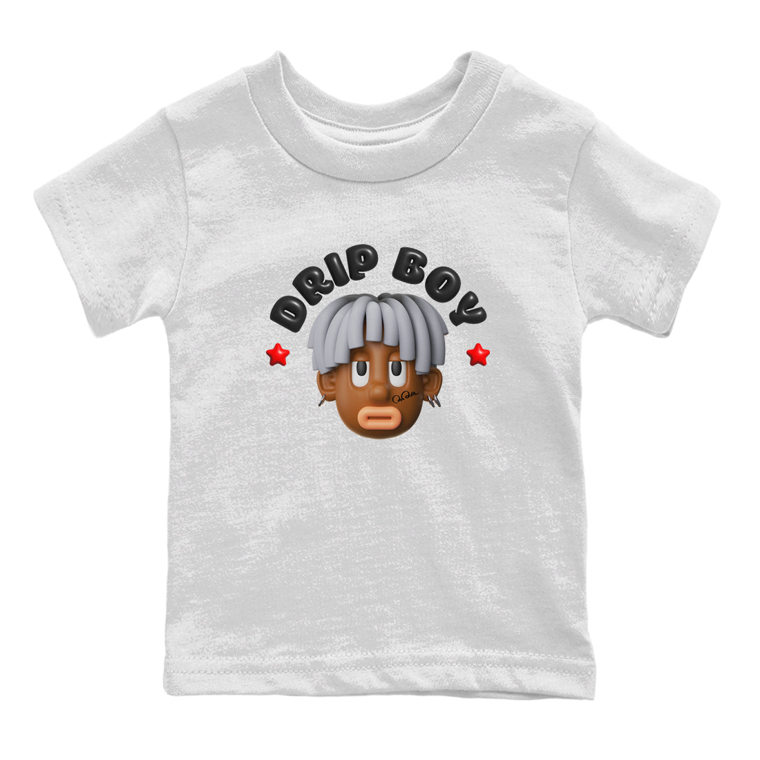 Air Jordan 13 Black Flint Sneaker Match Tees Drip Boy Sneaker Tees AJ13 Retro Black Flint Sneaker Release Tees Kids Shirts White 2