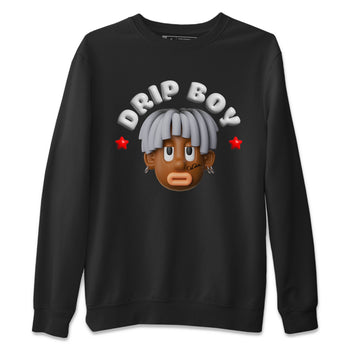 Air Jordan 13 Black Flint Sneaker Match Tees Drip Boy Sneaker Tees AJ13 Retro Black Flint Sneaker Release Tees Unisex Shirts Black 2