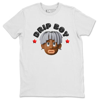 Air Jordan 13 Black Flint Sneaker Match Tees Drip Boy Sneaker Tees AJ13 Retro Black Flint Sneaker Release Tees Unisex Shirts White 2