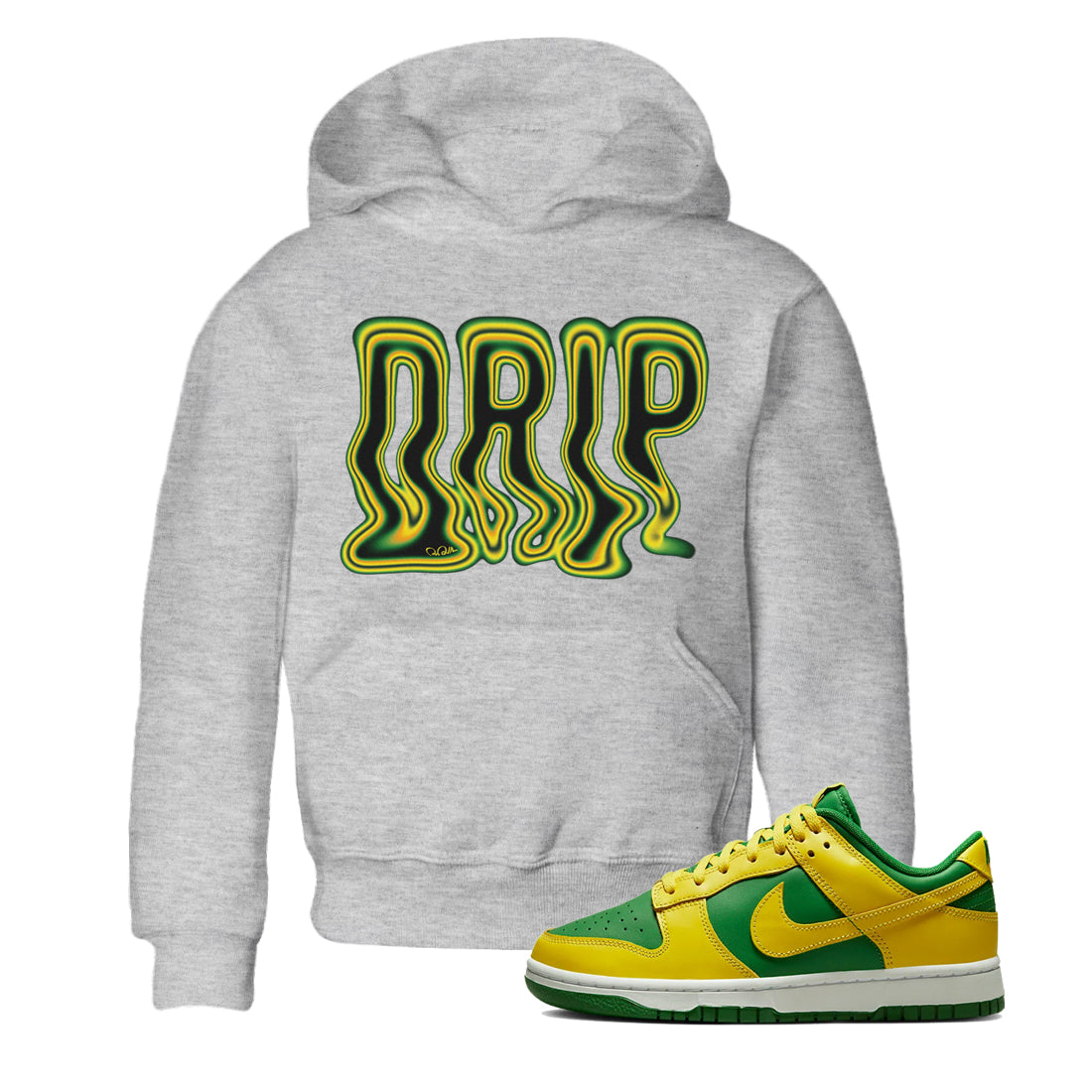 Dunk Reverse Brazil Sneaker Match Tees Drip Typo Sneaker Tees Dunk Reverse Brazil Sneaker Release Tees Kids Shirts