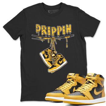 Jordan 1 Pollen Sneaker Match Tees Drippin Sneaker Tees Jordan 1 Pollen Sneaker Release Tees Unisex Shirts