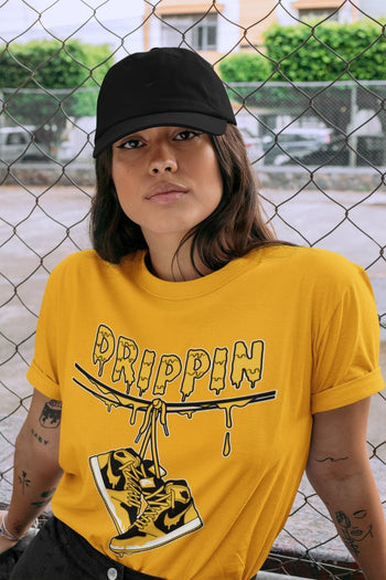 Jordan 1 Pollen Sneaker Match Tees Drippin Sneaker Tees Jordan 1 Pollen Sneaker Release Tees Unisex Shirts