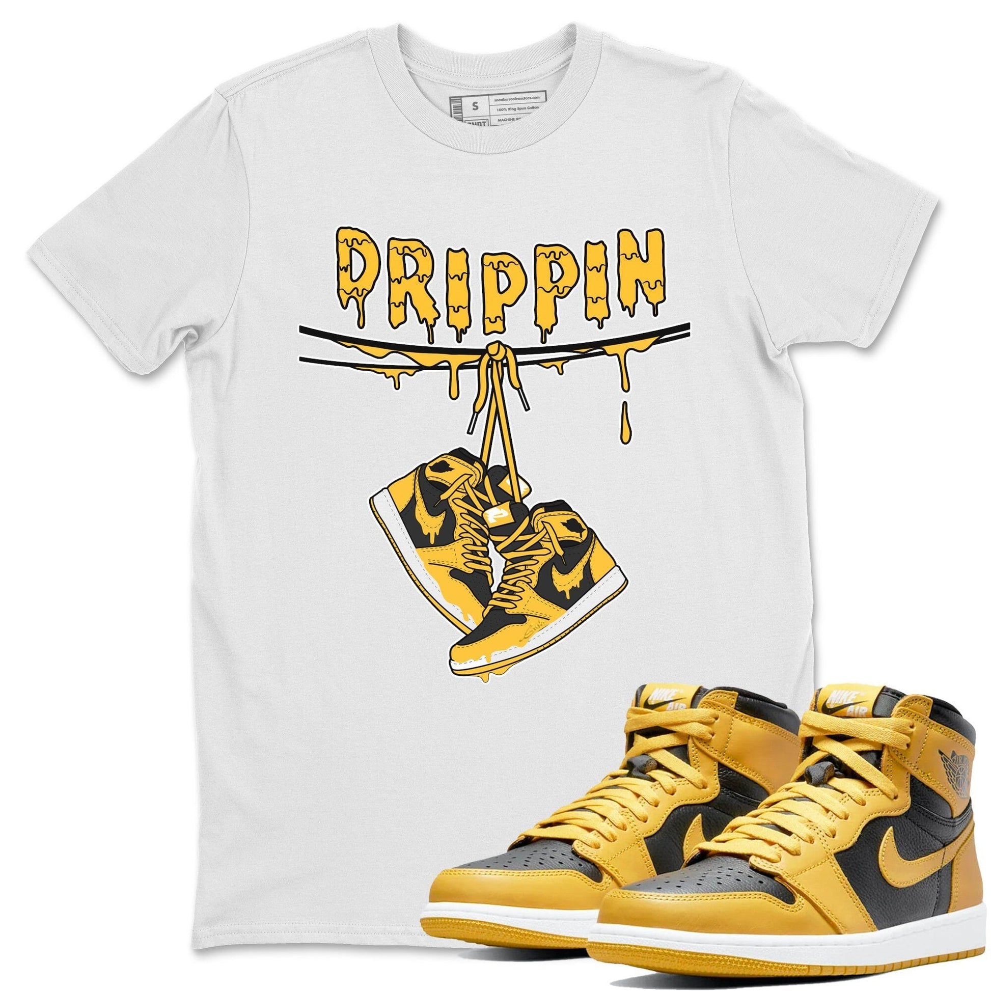 Jordan 1 Pollen Sneaker Match Tees Drippin Sneaker Tees Jordan 1 Pollen Sneaker Release Tees Unisex Shirts