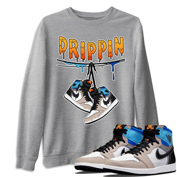 Jordan 1 Prototype Sneaker Match Tees Drippin Sneaker Tees Jordan 1 Prototype Sneaker Release Tees Unisex Shirts