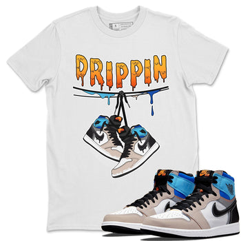 Jordan 1 Prototype Sneaker Match Tees Drippin Sneaker Tees Jordan 1 Prototype Sneaker Release Tees Unisex Shirts
