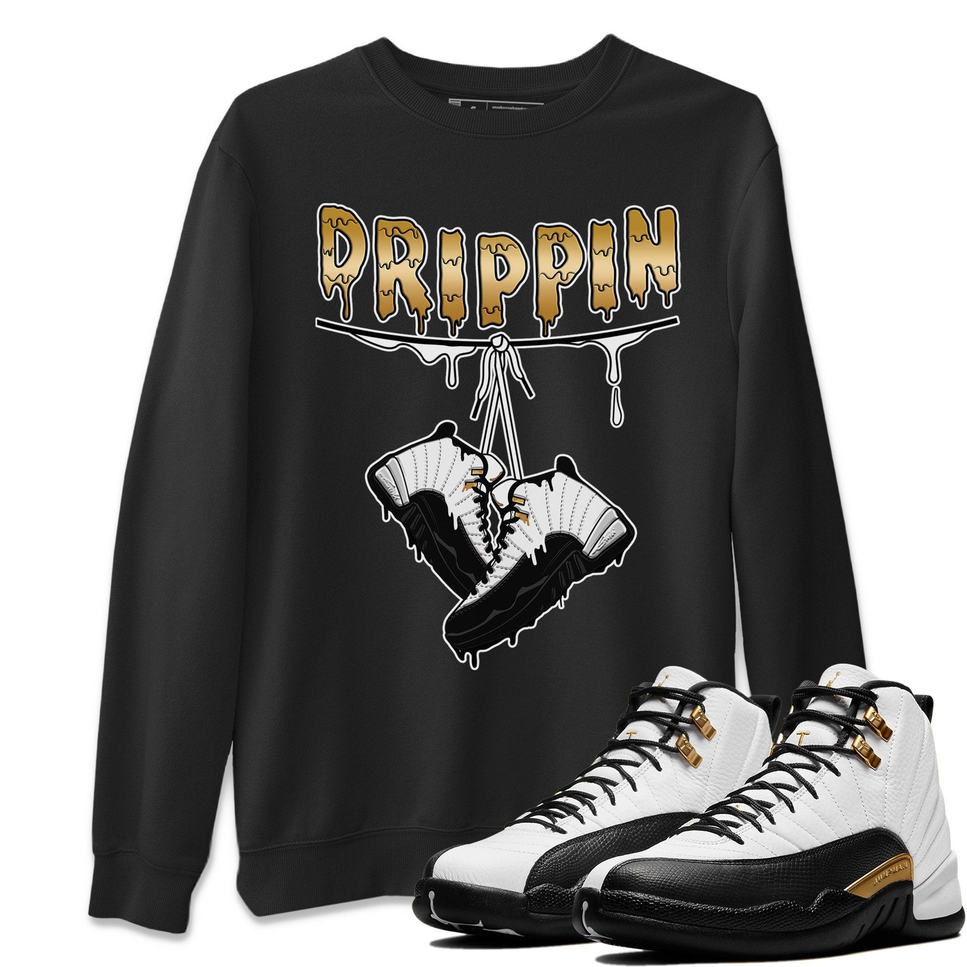 Jordan 12 Royalty Sneaker Match Tees Drippin Sneaker Tees Jordan 12 Royalty Sneaker Release Tees Unisex Shirts
