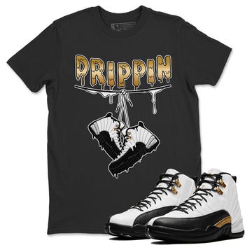 Jordan 12 Royalty Sneaker Match Tees Drippin Sneaker Tees Jordan 12 Royalty Sneaker Release Tees Unisex Shirts