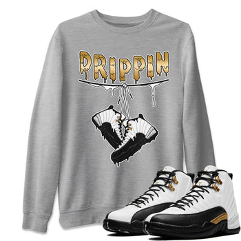 Jordan 12 Royalty Sneaker Match Tees Drippin Sneaker Tees Jordan 12 Royalty Sneaker Release Tees Unisex Shirts