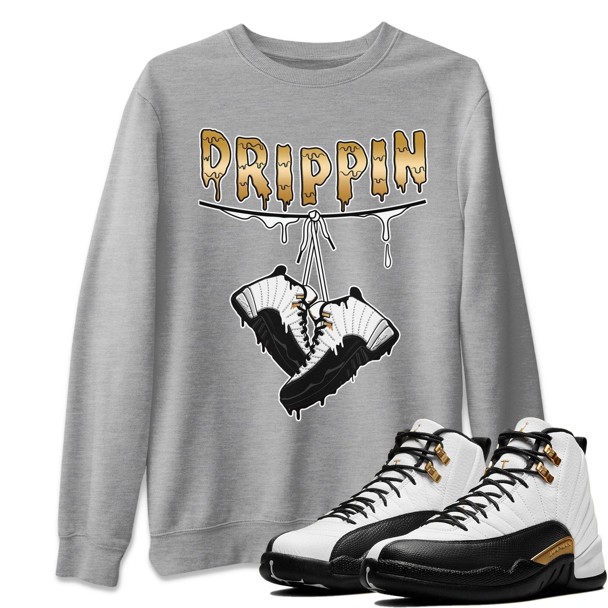 Jordan 12 Royalty Sneaker Match Tees Drippin Sneaker Tees Jordan 12 Royalty Sneaker Release Tees Unisex Shirts