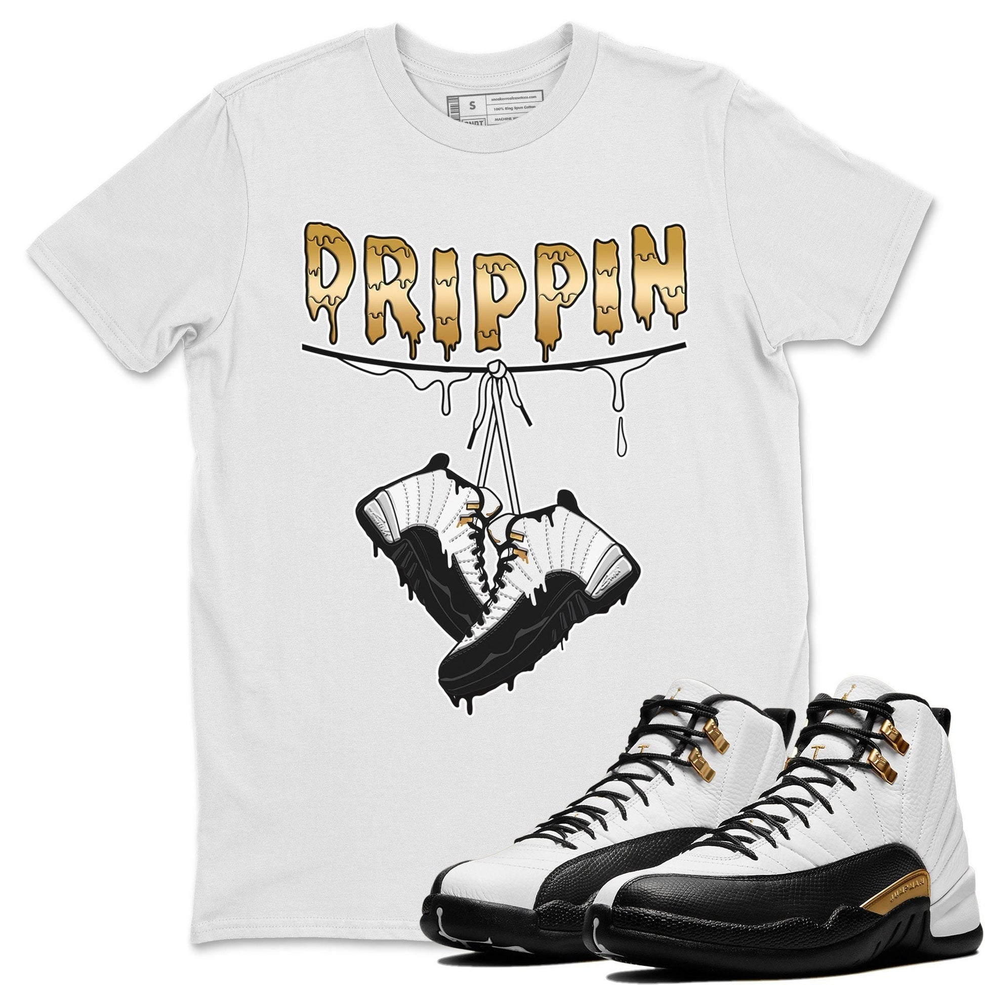 Jordan 12 Royalty Sneaker Match Tees Drippin Sneaker Tees Jordan 12 Royalty Sneaker Release Tees Unisex Shirts