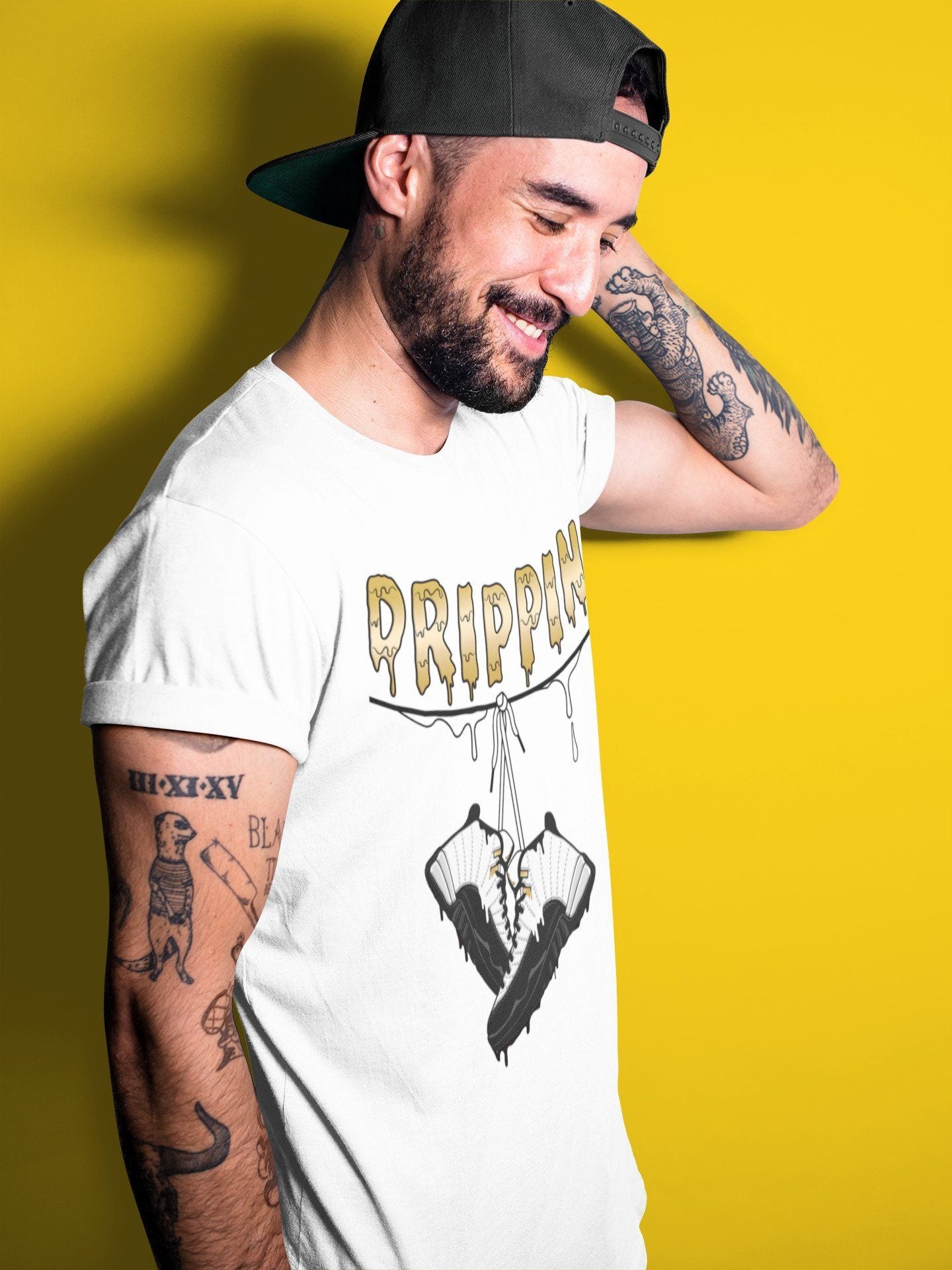 Jordan 12 Royalty Sneaker Match Tees Drippin Sneaker Tees Jordan 12 Royalty Sneaker Release Tees Unisex Shirts