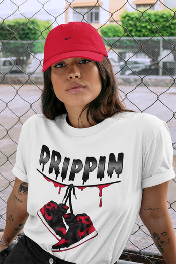 Jordan 1 Bred Patent Sneaker Match Tees Drippin Sneaker Tees Jordan 1 Bred Patent Sneaker Release Tees Unisex Shirts