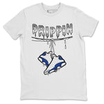 Jordan 13 French Blue Sneaker Match Tees Drippin Sneaker Tees Jordan 13 French Blue Sneaker Release Tees Unisex Shirts