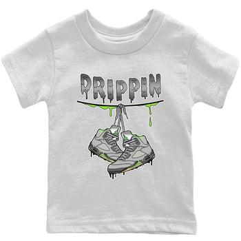 Jordan 5 Green Bean Sneaker Match Tees Drippin Sneaker Tees Jordan 5 Green Bean Sneaker Release Tees Kids Shirts