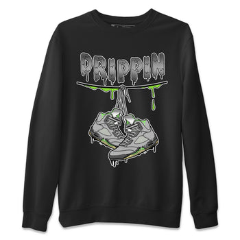 Jordan 5 Green Bean Sneaker Match Tees Drippin Sneaker Tees Jordan 5 Green Bean Sneaker Release Tees Unisex Shirts