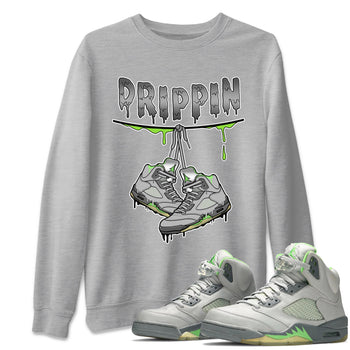 Jordan 5 Green Bean Sneaker Match Tees Drippin Sneaker Tees Jordan 5 Green Bean Sneaker Release Tees Unisex Shirts